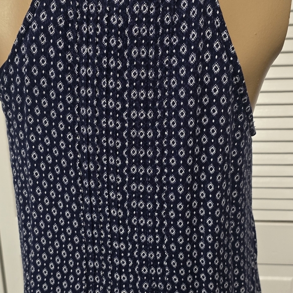 #571 Time And Tru Womens Spagetti Strap Dress Shift Size S Blue Summer Time - Picture 7 of 8